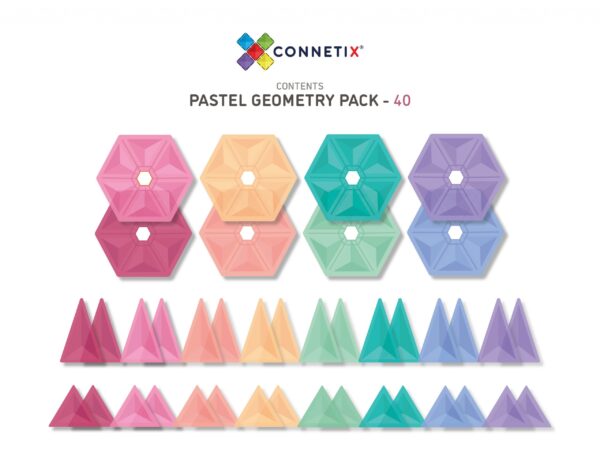 40 Piece Pastel Geometry Pack - Image 3
